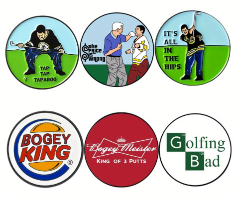 Happy Gilmore Ball Marker Set